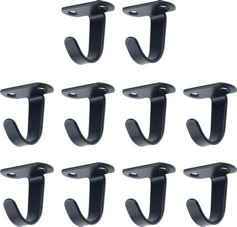 little metal speaker bracket|Semetall 10 Pack Metal Wall Mount Hook Hanger Bracket for .